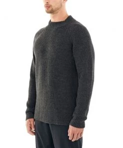 Icebreaker Merino Hillock Mens Funnel Neck Sweater Chartreuse Heather L -Cheap Icebreaker Shop 105194022 5 1