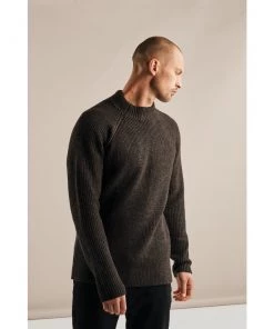 Icebreaker Merino Hillock Mens Jersey Dark Grey XL