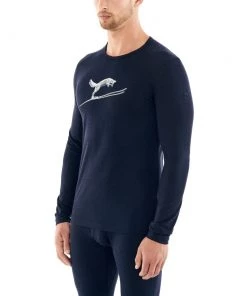 Icebreaker Merino 200 Oasis Fox Mens Long Sleeve Shirt Navy M 13 Icebreaker Merino 200 Oasis Fox Mens Long Sleeve Shirt Navy M -Cheap Icebreaker Shop 105209401 5