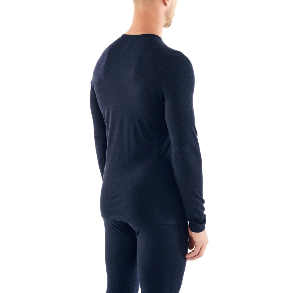 Icebreaker Merino 200 Oasis Fox Mens Long Sleeve Shirt Navy M 9 Icebreaker Merino 200 Oasis Fox Mens Long Sleeve Shirt Navy M - Image 7