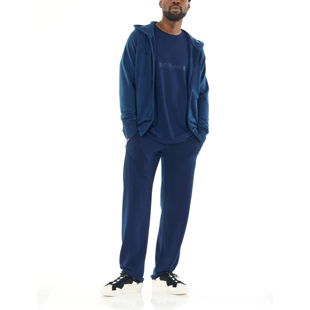 Icebreaker Merino Nature Dye Helliers Mens Zip Hoodie True Indigo Dark XL 5 Icebreaker Merino Nature Dye Helliers Mens Zip Hoodie True Indigo Dark XL - Image 3