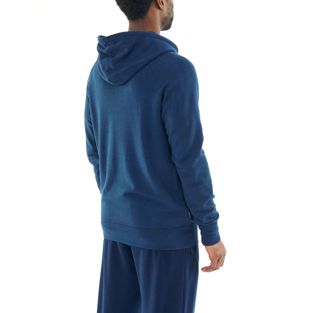 Icebreaker Merino Nature Dye Helliers Mens Zip Hoodie True Indigo Dark 2XL 7 Icebreaker Merino Nature Dye Helliers Mens Zip Hoodie True Indigo Dark 2XL - Image 5