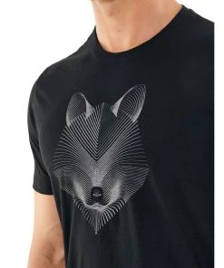 Icebreaker Merino Tech Lite Arctic Fox Mens T-Shirt Black XL -Cheap Icebreaker Shop 105439001 6