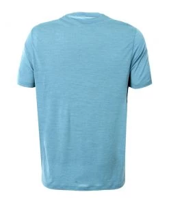 Icebreaker Mens Merino Tech Lite Crewe Shirt Seismic Stripe Vapour 2XL