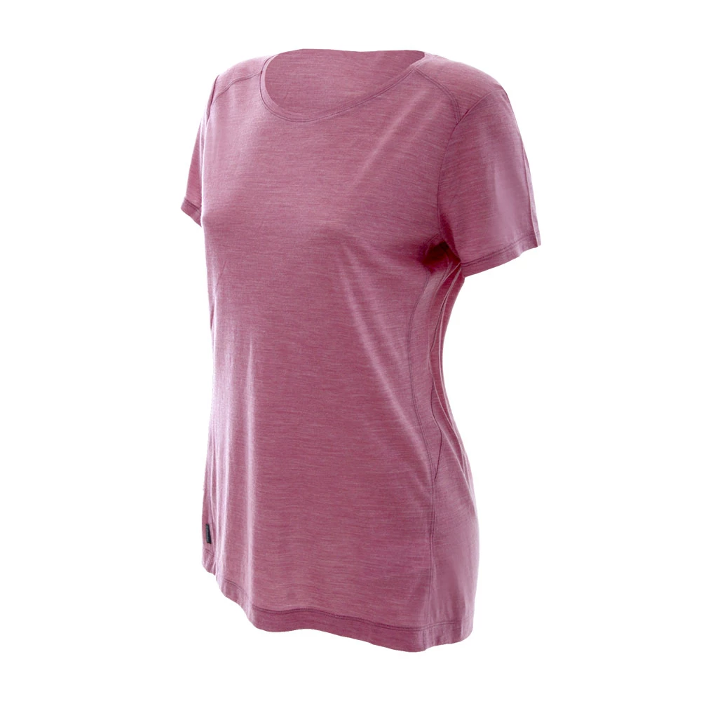 Icebreaker Womens Cool-Lite Sphere Merino Hybrid Low Crewe Shirt Opal Heather L 3 Icebreaker Womens Cool-Lite Sphere Merino Hybrid Low Crewe Shirt Opal Heather L