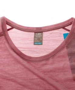 Icebreaker Womens Cool-Lite Sphere Merino Hybrid Low Crewe Shirt Opal Heather L 7 Icebreaker Womens Cool-Lite Sphere Merino Hybrid Low Crewe Shirt Opal Heather L -Cheap Icebreaker Shop 126789 4 n