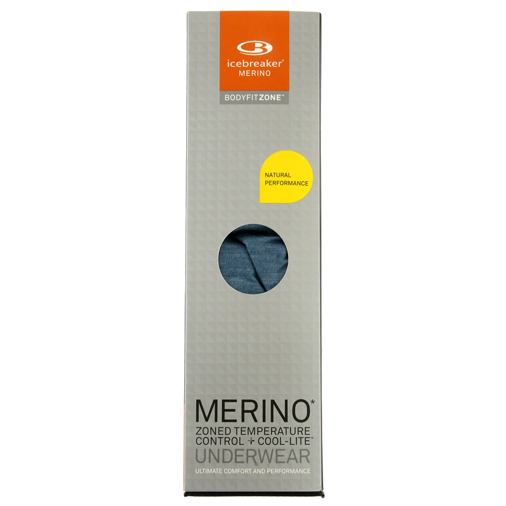 Icebreaker Mens Merino Hybrid Anatomica Zone Boxers Granite Blue Heather/Chili Red L 3 Icebreaker Mens Merino Hybrid Anatomica Zone Boxers Granite Blue Heather/Chili Red L