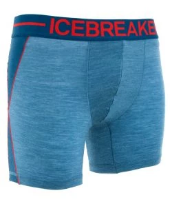 Icebreaker Mens Merino Hybrid Anatomica Zone Boxers Granite Blue Heather/Chili Red XL 9 Icebreaker Mens Merino Hybrid Anatomica Zone Boxers Granite Blue Heather/Chili Red XL -Cheap Icebreaker Shop 126792 4 n 1