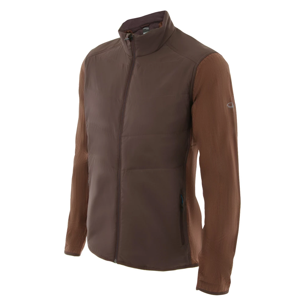 Icebreaker Mens MerinoLOFT Descender Hybrid Jacket Walnut/Bronze Heather L 3 Icebreaker Mens MerinoLOFT Descender Hybrid Jacket Walnut/Bronze Heather L