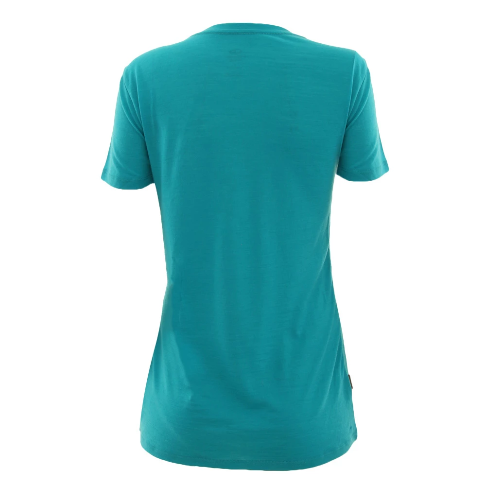 Icebreaker Womens Merino Tech Lite Low Crewe Shirt Cook Reflected Arctic Teal L 4 Icebreaker Womens Merino Tech Lite Low Crewe Shirt Cook Reflected Arctic Teal L - Image 2