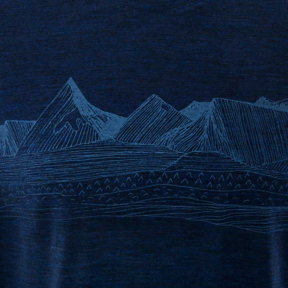 Icebreaker Mens Merino Tech Lite Crewe Shirt Pyrenees Dk Night Heather XL 5 Icebreaker Mens Merino Tech Lite Crewe Shirt Pyrenees Dk Night Heather XL - Image 3