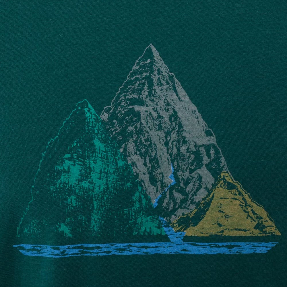 Icebreaker Mens Merino Tech Lite Crewe Shirt Sum Of Parts Dk Pine L 5 Icebreaker Mens Merino Tech Lite Crewe Shirt Sum Of Parts Dk Pine L - Image 3