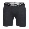 Icebreaker Mens Merino Anatomica Long Boxers Jet Heather/Black