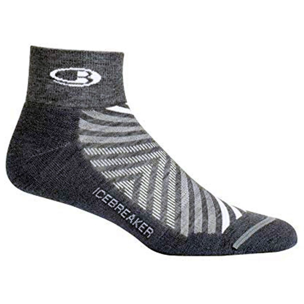 Icebreaker Merino Hybrid Run UltraLight Mini Mens Socks Grey XL 3 Icebreaker Merino Hybrid Run UltraLight Mini Mens Socks Grey XL