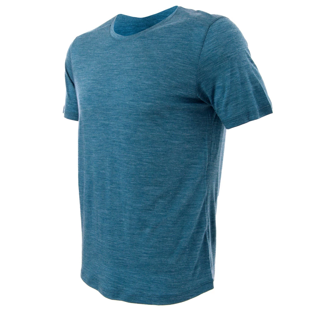 Icebreaker Merino Hybrid Sphere Short Sleeve Crewe Mens T-Shirt Poseidon Heather M 3 Icebreaker Merino Hybrid Sphere Short Sleeve Crewe Mens T-Shirt Poseidon Heather M