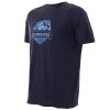 Icebreaker Merino Tech Lite Short Sleeve Crewe Cook Crest Mens T-Shirt Midnight Navy L -Cheap Icebreaker Shop 135369 2 n y 3