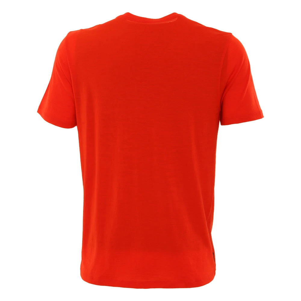 Icebreaker Merino Tech Lite Short Sleeve Crewe Cook Crest Mens T-Shirt Chili Red XL 4 Icebreaker Merino Tech Lite Short Sleeve Crewe Cook Crest Mens T-Shirt Chili Red XL - Image 2