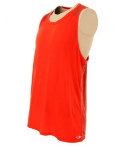 Icebreaker Merino Hybrid Amplify Mens Tank Top Chili Red/Sienna XL