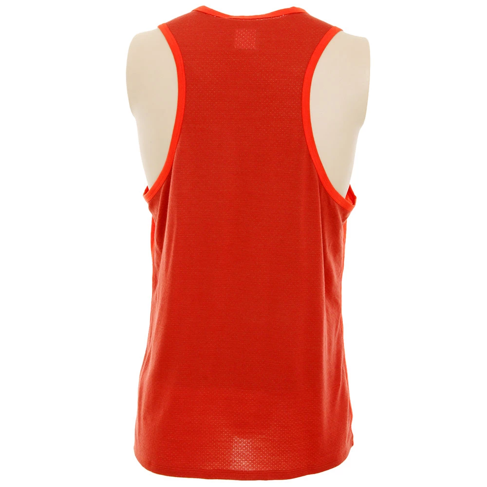 Icebreaker Merino Hybrid Amplify Mens Tank Top Chili Red/Sienna M 4 Icebreaker Merino Hybrid Amplify Mens Tank Top Chili Red/Sienna M - Image 2