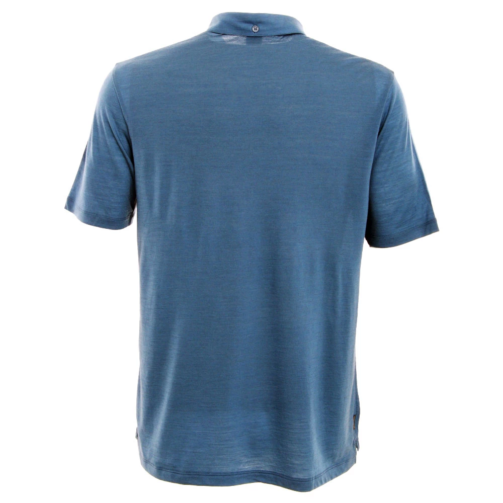 Icebreaker Merino Hybrid Solace Short Sleeve Mens Polo Shirt Thunder XL 4 Icebreaker Merino Hybrid Solace Short Sleeve Mens Polo Shirt Thunder XL - Image 2