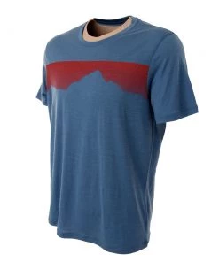 Icebreaker Merino Tech Lite Short Sleeve Crewe Cook By Night Mens T-Shirt Thunder 2XL