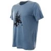 Icebreaker Merino Tech Lite Evergreen Geo Mens T-Shirt Thunder L