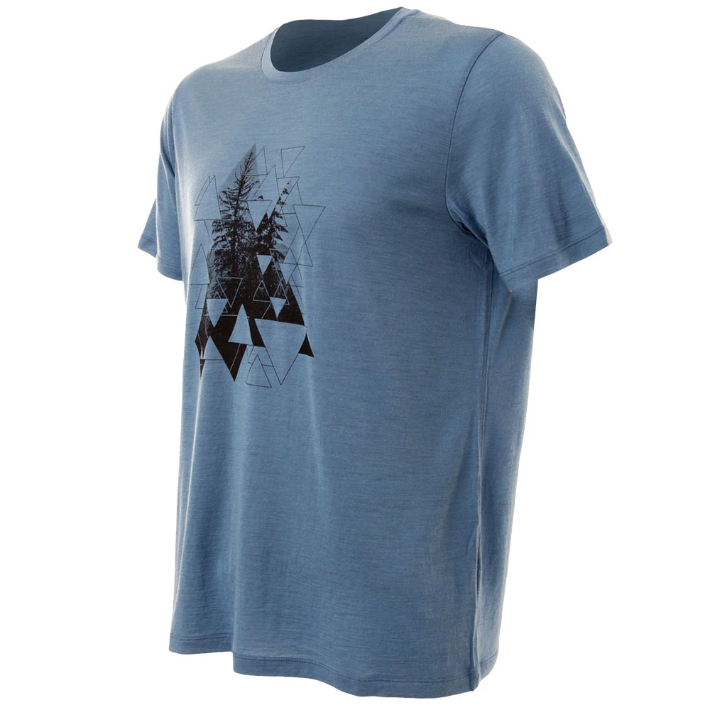 Icebreaker Merino Tech Lite Evergreen Geo Mens T-Shirt Thunder 2XL 3 Icebreaker Merino Tech Lite Evergreen Geo Mens T-Shirt Thunder 2XL