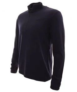 Icebreaker Original Merino Mens Half Zip Long Sleeve Shirt Midnight Navy 2XL