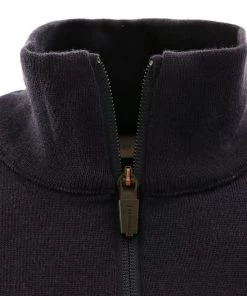 Icebreaker Original Merino Mens Half Zip Long Sleeve Shirt Midnight Navy XL -Cheap Icebreaker Shop 144186 4 n y 4