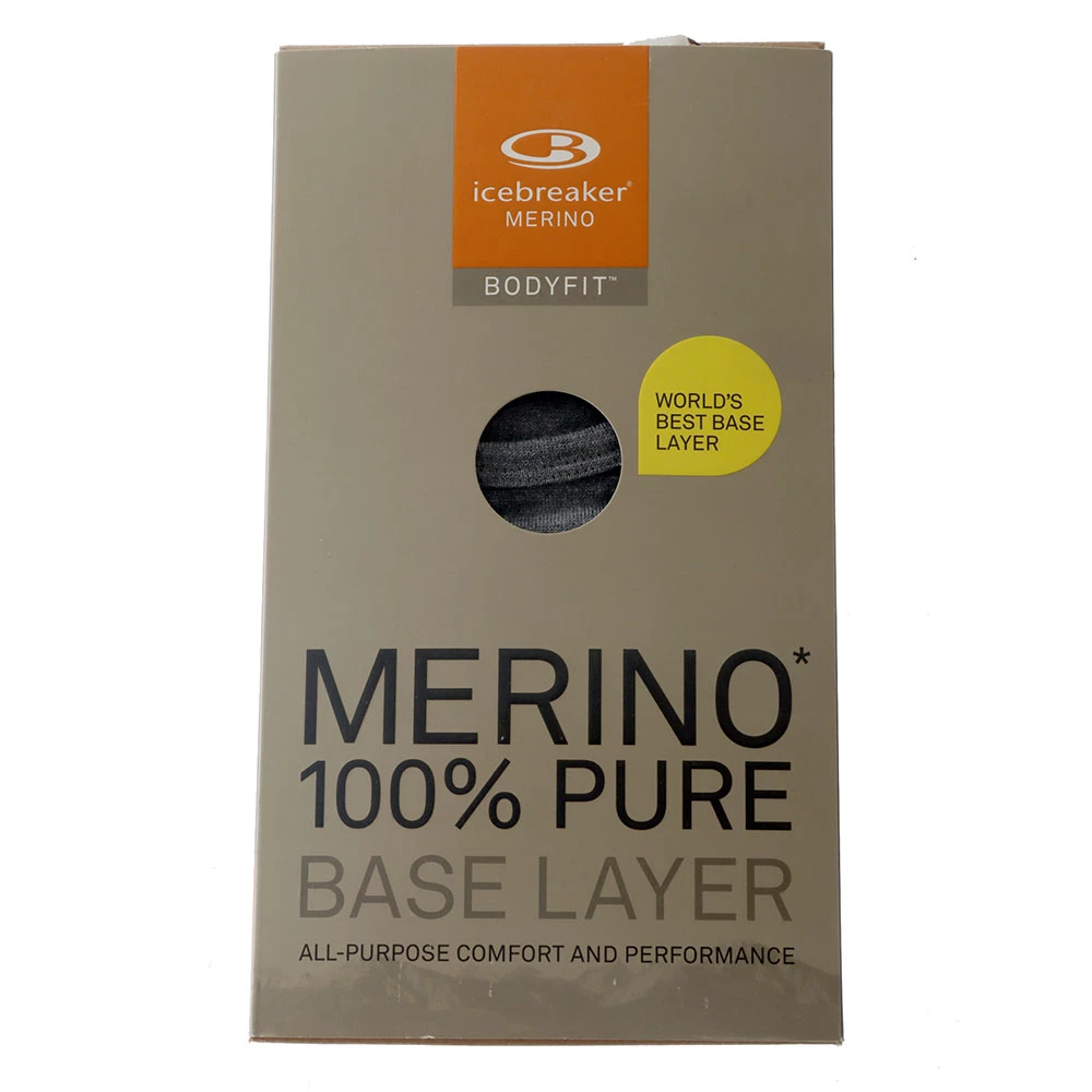 Icebreaker Merino 260 Tech Mens Thermal Long Sleeve Shirt Grey 3 Icebreaker Merino 260 Tech Mens Thermal Long Sleeve Shirt Grey