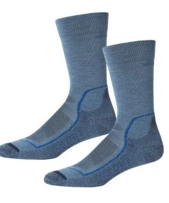 Icebreaker Hike+ Light Crew Mens Socks Thunder M