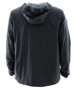 Icebreaker Merino Hybrid Mens Hooded Windbreaker Jacket Dark Grey XL -Cheap Icebreaker Shop 151495 3 n y 4