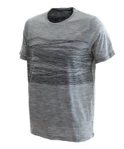 Icebreaker Tech Lite 1000 Vistas Mens T-Shirt Grey 2XL