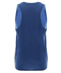 Icebreaker Merino Hybrid Amplify Mens Tank Blue M