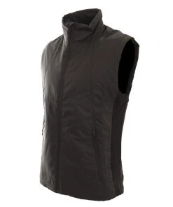Icebreaker Merino Hybrid Helix Mens Vest Black