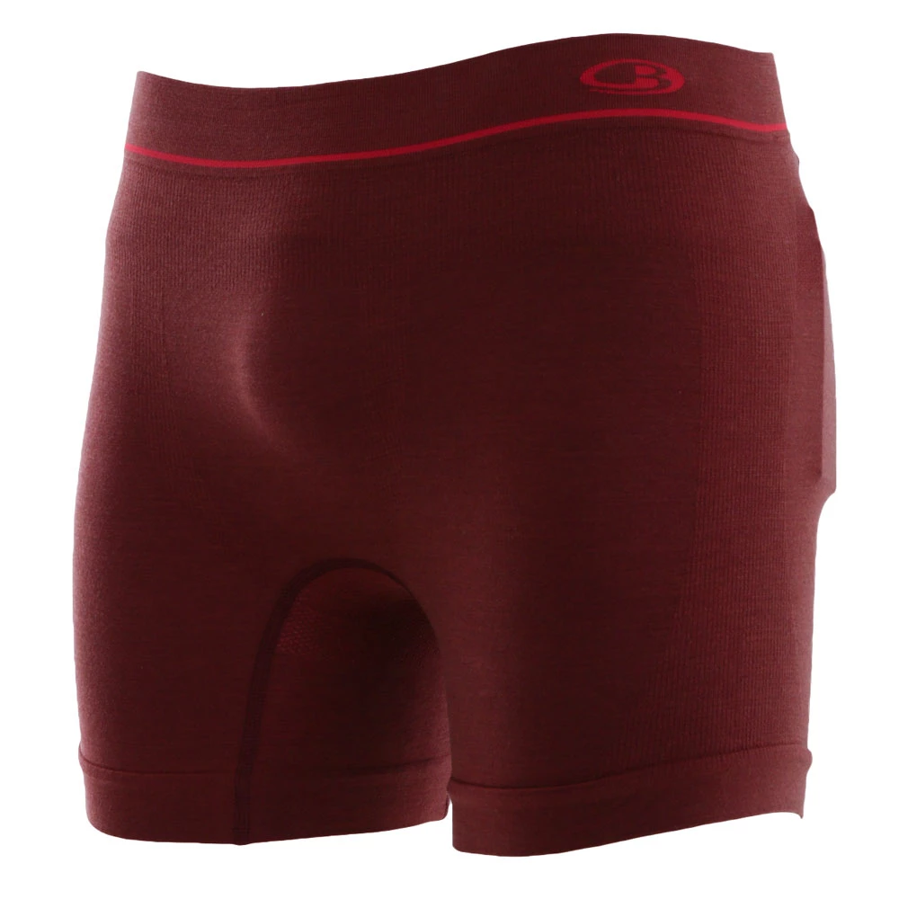 Icebreaker Merino Hybrid Anatomica Seamless Mens Boxers Red S 3 Icebreaker Merino Hybrid Anatomica Seamless Mens Boxers Red S