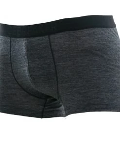 Icebreaker Cool-Lite Anatomica Mens Boxers Black Heather Medium