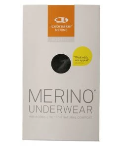 Icebreaker Cool-Lite Anatomica Mens Boxers Black Heather Medium -Cheap Icebreaker Shop 151762 4 n y 2