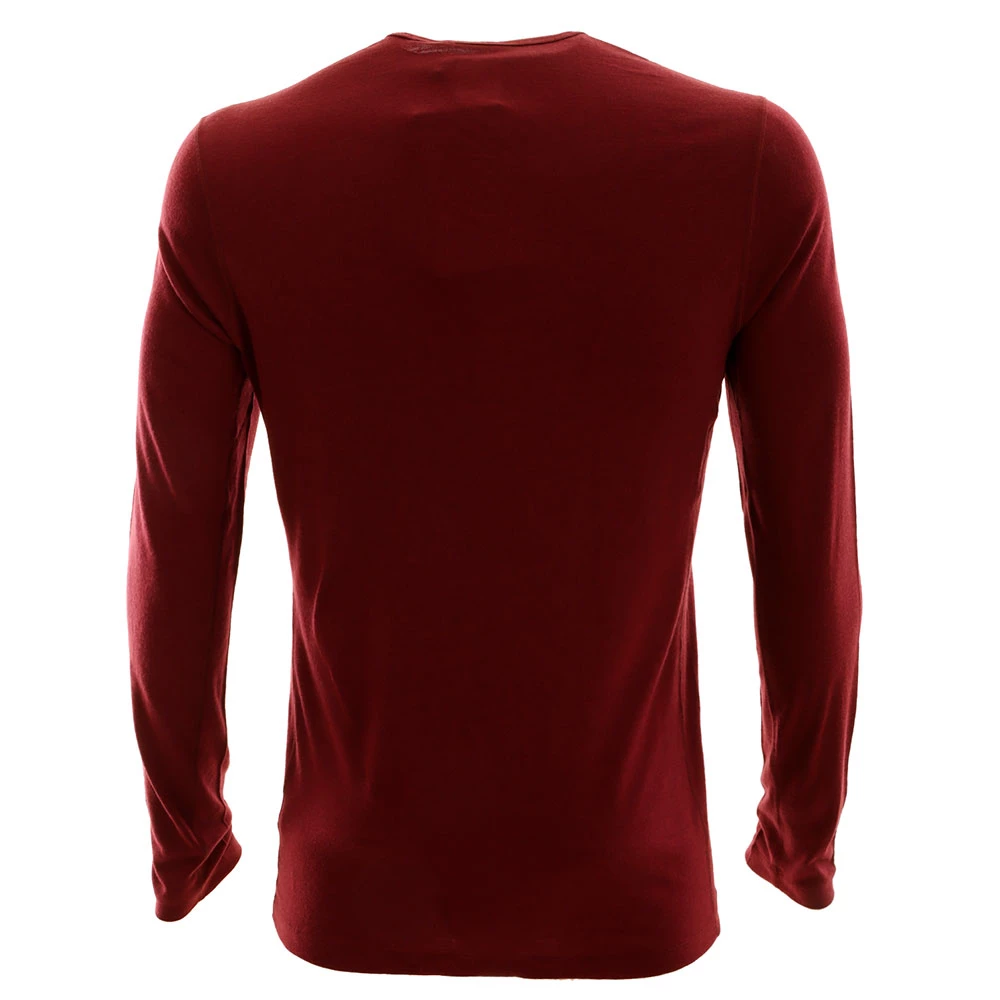Icebreaker Merino 200 Oasis Mens Thermal Long Sleeve Shirt Red L 4 Icebreaker Merino 200 Oasis Mens Thermal Long Sleeve Shirt Red L - Image 2
