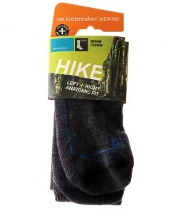 Icebreaker Merino Hike+ Medium Crew Mens Socks Jet Heather M