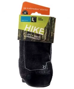 Icebreaker Merino Hike+ Heavy Crew Mens Socks Jet Heather L
