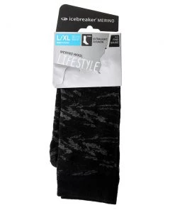 Icebreaker Merino Lifestyle Fine Gauge Crew Mens Socks IB Glacier Black S/M
