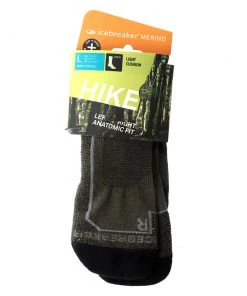 Icebreaker Merino Hike+ Light Crew Mens Socks Loden M