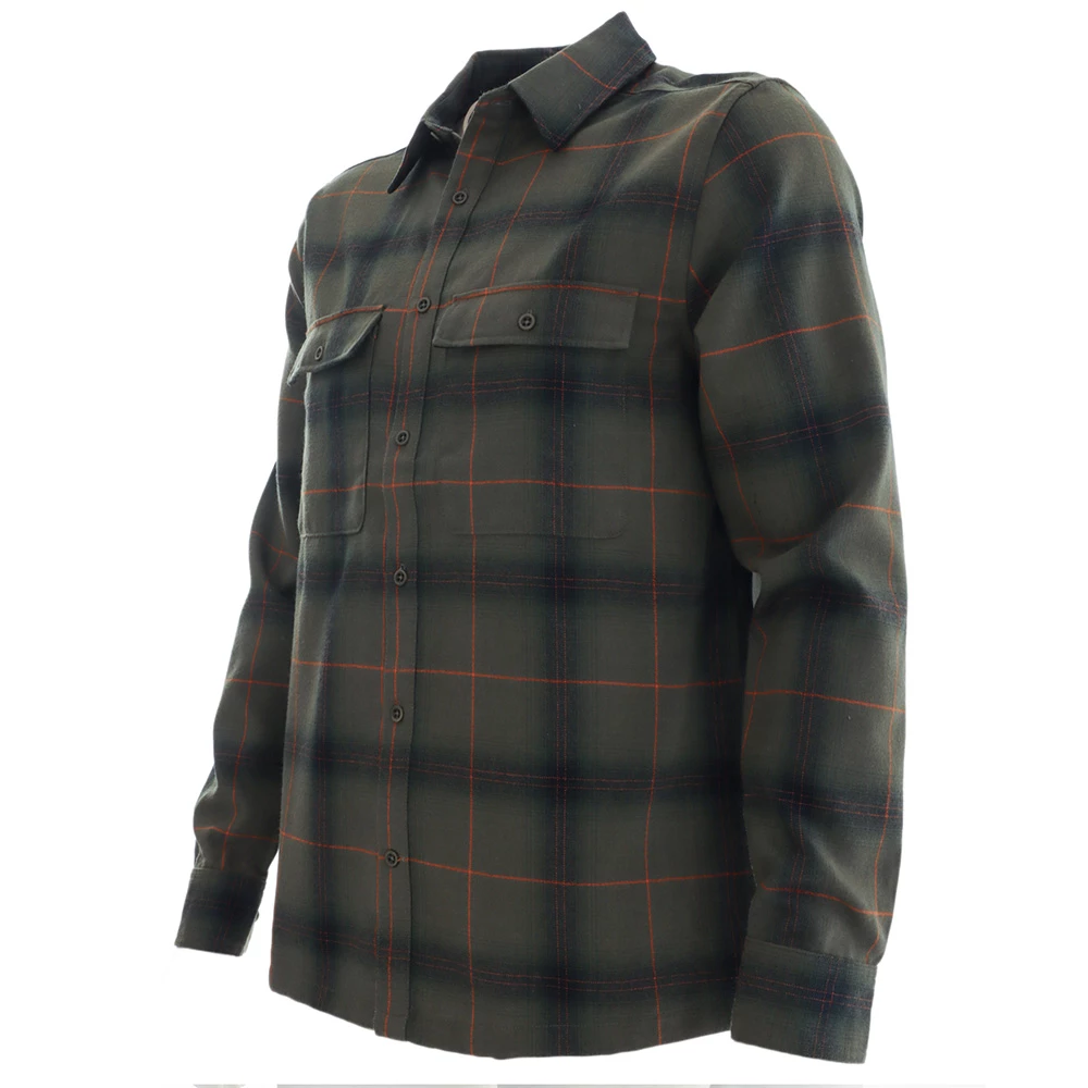 Icebreaker Dawnder LS Mens Plaid Flannel Shirt Green 3 Icebreaker Dawnder LS Mens Plaid Flannel Shirt Green