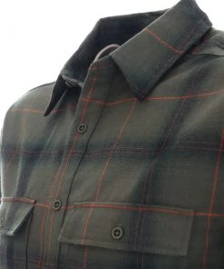 Icebreaker Dawnder LS Mens Plaid Flannel Shirt Green 7 Icebreaker Dawnder LS Mens Plaid Flannel Shirt Green -Cheap Icebreaker Shop 181229 4 n y