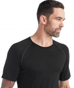 Icebreaker Merino BodyfitZone 150 Mens Thermal T-Shirt Black 14 Icebreaker Merino BodyfitZone 150 Mens Thermal T-Shirt Black -Cheap Icebreaker Shop 4 24 13