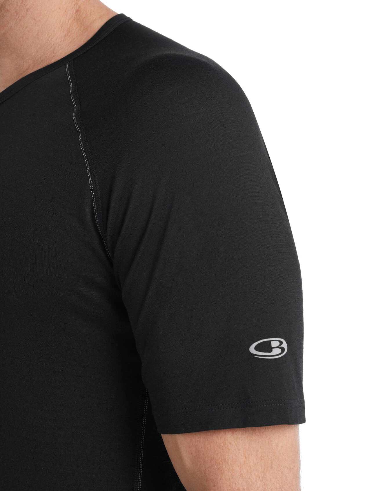 Icebreaker Merino BodyfitZone 150 Mens Thermal T-Shirt Black 8 Icebreaker Merino BodyfitZone 150 Mens Thermal T-Shirt Black - Image 6