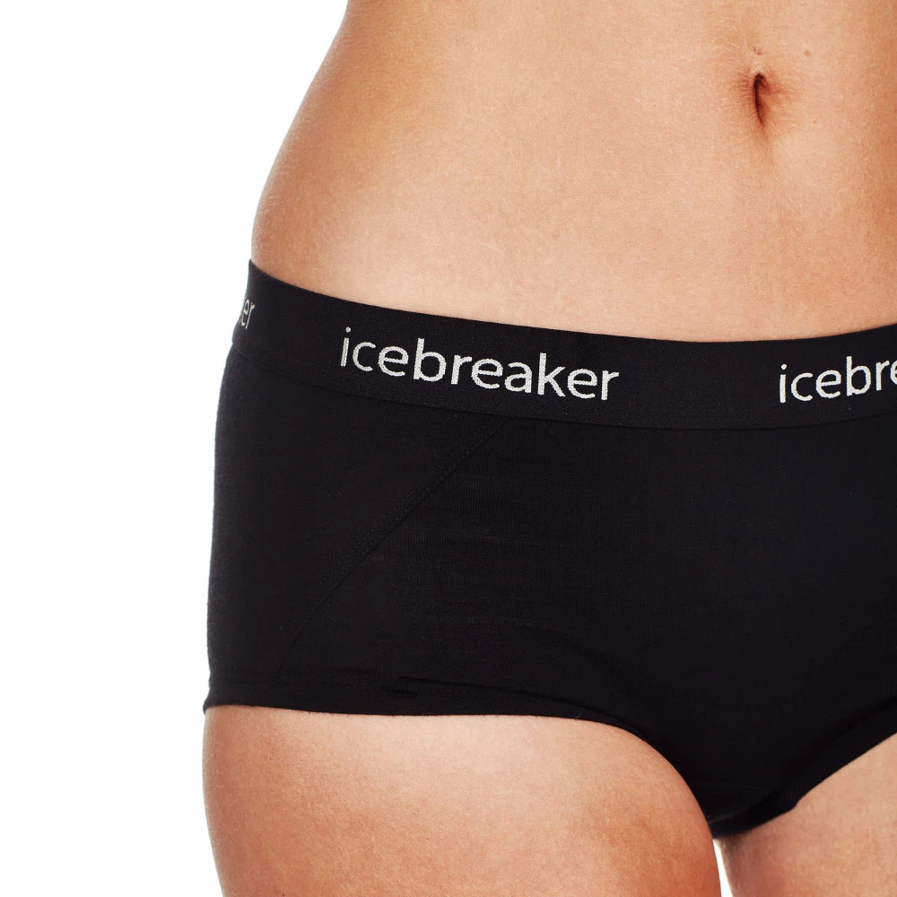 Icebreaker Womens Merino Sprite Hot Pants Black 6 Icebreaker Womens Merino Sprite Hot Pants Black - Image 4