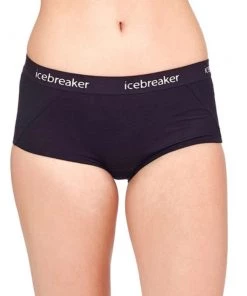 Icebreaker Womens Merino Sprite Hot Pants Black