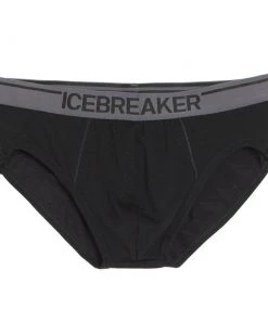 Icebreaker Mens Merino Anatomica Brief Black